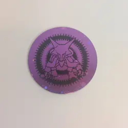 Pokemon TCG Alakazam Coin 2000 Wizards Nintendo Vintage Purple Holo - Image 1