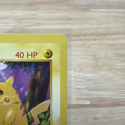 Pikachu (Red Cheeks) Base Set Shadowless 58/102 Regular Pokemon Card LP - Image 5