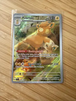 Pokemon TCG Pawmot 209/198 Scarlet & Violet Base Set IR NM - Image 1