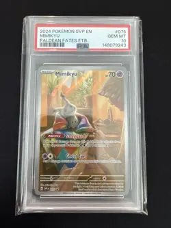 Mimikyu 075 Pokemon Scarlet & Violet Promo Card PSA 10 - Image 1