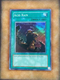 Yugioh Acid Rain DL8-EN001 Duelist League Super Rare LP - Image 1
