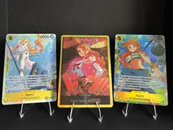 One Piece Card Nami Alt Art and SR EB03-053 & Gold Don - Image 1