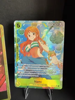 One Piece Card Nami Alt Art and SR EB03-053 & Gold Don - Image 3