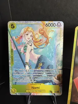 One Piece Card Nami Alt Art and SR EB03-053 & Gold Don - Image 4