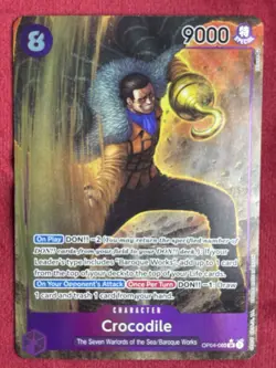One Piece TCG Crocodile OP04-060 Alt Art - Image 1