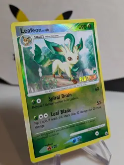 Pokemon TCG Majestic Dawn - Leafeon # 24/100 Reverse Holo Platinum Stamp - LP - Image 3