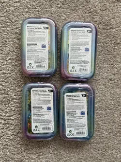Pokemon TCG Prismatic Evolutions Mini Tins X4 - Factory Sealed Sylveon & Flareon - Image 2