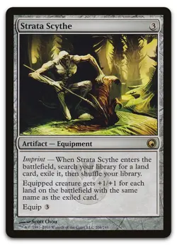 Strata Scythe #206 (NM) Scars of Mirrodin SOM Magic MTG - Image 1