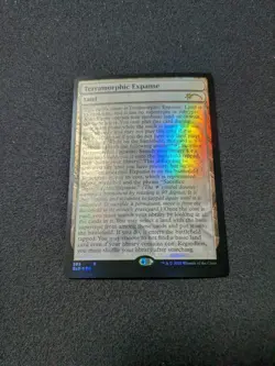 MTG Magic the Gathering SLD Secret Lair Drop Full Text Foil Terramorphic Expanse - Image 1