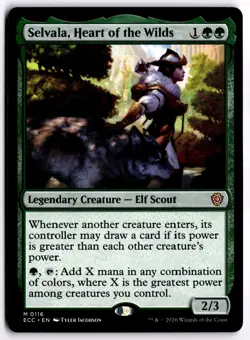 Selvala, Heart of the Wilds NM ECC Commander: Lorwyn Eclipsed MTG - Image 1