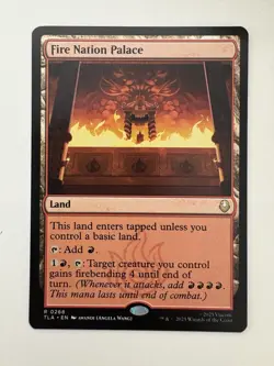Fire Nation Palace MTG Magic the Gathering Card NM Near Mint TLA - Image 1