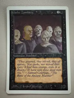 Scathe Zombies MTG - Unlimited Edition - ENGLISCH - ©1993 NM Common - Image 1