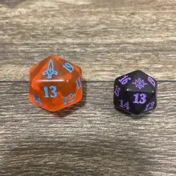 OVERSIZED MTG D20 Spindown Life Counter Dice - MURDER AT KARLOV MANOR - Image 1