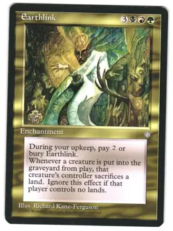 MTG Earthlink Ice Age ICE Reserved List Rare Richard Kane Ferguson Art LP - Image 1