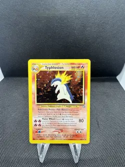 Typhlosion 18/111 Neo Genesis Holo Rare Vintage Pokemon Card - Image 1