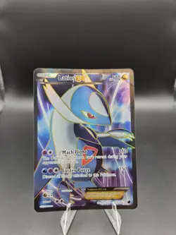 Latios EX (113 Full Art) 113/116 Plasma Freeze Holo Pokemon Crease - Image 1