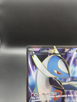 Latios EX (113 Full Art) 113/116 Plasma Freeze Holo Pokemon Crease - Image 2