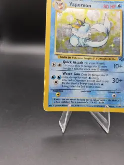 Pokemon TCG Vaporeon Jungle 12/64 Unlimited Holo - MPU - Image 5