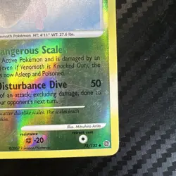 Venomoth Uncommon Reverse Holo Secret Wonders 73/132 HP Pokemon TCG LP - Image 5