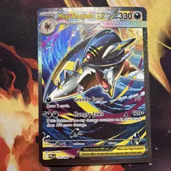 Mega Sharpedo ex 127/094 Special Illustration SIR Pokemon Phantasmal Flames - Image 1