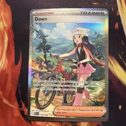 Pokemon Dawn Full Art Holo Trainer-Supporter 129/094 Pokemon TCG Card - Image 1