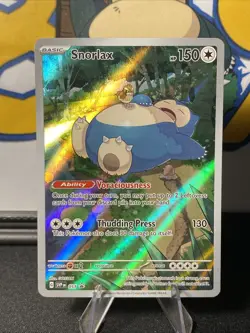 Pokemon TCG Snorlax 051 Sv: Scarlet & Violet 151 Black Star Promo Holo NM - Image 3