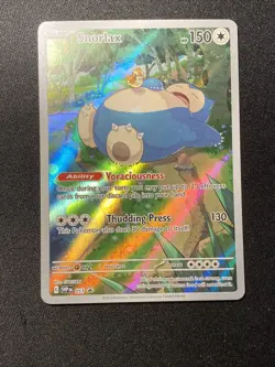 Pokemon TCG Snorlax 051 Sv: Scarlet & Violet 151 Black Star Promo Holo NM - Image 5