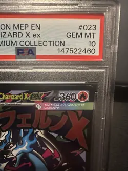 Mega Charizard X ex Pokemon MEP EN Ultra-Premium Collection PSA 10 GEM MINT - Image 3