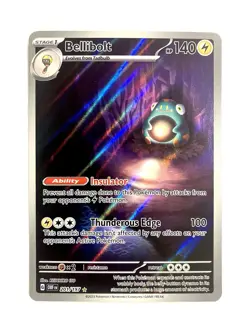 Bellibolt 201/197 SV03: Obsidian Flames Illustration Rare Pokemon TCG Card NM - Image 1