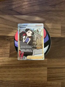 Pokemon TCG Roxanne Crown Zenith: Galarian Gallery GG66/GG70 Full Art Trainer - Image 1
