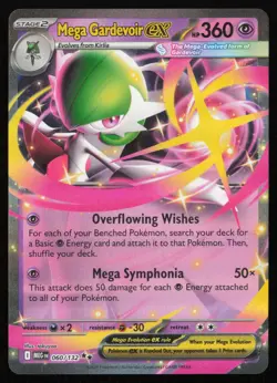 Pokemon TCG Mega Gardevoir ex 060/132 | Mega Evolution | Double Rare | NM/M - Image 1