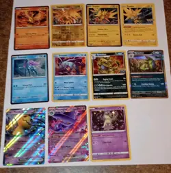 Official / Authentic / ( 11 ) Pokemon Card Lot / Holo / Reverse Holo/ Dbl. Holo - Image 3