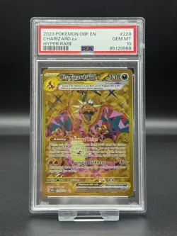 Charizard Ex 228/197 PSA 10 Obsidian Flames Pokemon Card - Image 1