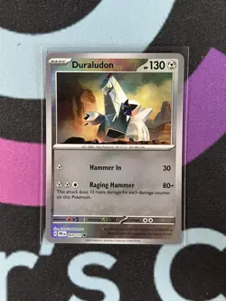 Duraludon 069/131 SV Prismatic Evolutions Master Ball Reverse Holo Pokemon Card - Image 1