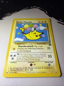Flying Pikachu 25 Black Star Promo Pokemon Card - Image 2