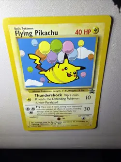 Flying Pikachu 25 Black Star Promo Pokemon Card - Image 3
