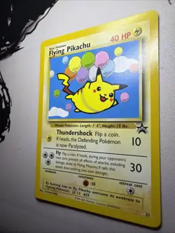 Flying Pikachu 25 Black Star Promo Pokemon Card - Image 5