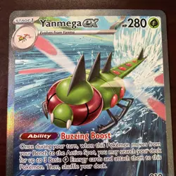 Yanmega ex 228/182 SIR SV10: Destined Rivals - Pokemon Card NM+ - Image 3