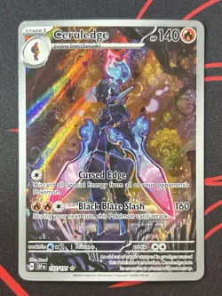 Ceruledge 197/191 Illustration Rare Pokemon TCG SV Surging Sparks Pack Fresh NM - Image 1
