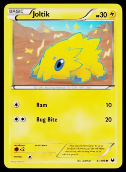 Joltik 41/108 Common Dark Explorers Pokemon LP - Image 1
