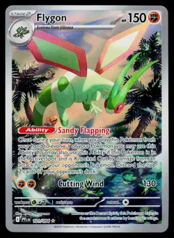 Flygon 101/094 Illustration Rare Phantasmal Flames Pokemon LP - Image 1
