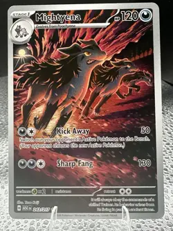 Pokemon Mightyena 243/217 ASC Rare Holo Stage 1 120 HP Wolf Pokemon TCG - Image 1