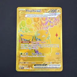 Pikachu ex 179/131 Pokemon Prismatic Evolutions Hyper Rare , Off Center - Image 1