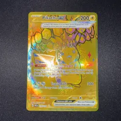 Pikachu ex 179/131 Pokemon Prismatic Evolutions Hyper Rare , Off Center - Image 2