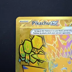 Pikachu ex 179/131 Pokemon Prismatic Evolutions Hyper Rare , Off Center - Image 3