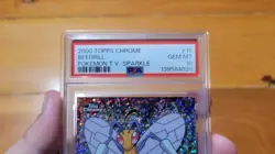 Pokemon Topps Chrome 2000 Beedrill Sparkle Foil Psa 10 Low Pop Free Shipping - Image 4