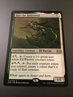 MTG Double Masters #213 Rhys the Redeemed NM - Image 1