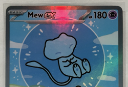 Pokemon Mew ex 232/091 Paldean Fates Near Mint (NM) Holo Bubble - Image 2