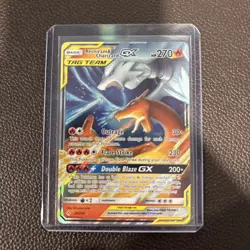 Pokemon TCG Reshiram Charizard GX Tag Team Card 20/214 Unbroken Bonds NM - Image 1
