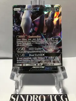 Darkrai GX - 88/147 - Burning Shadows - S&M - Ultra Rare - Pokemon TCG Card - NM - Image 1